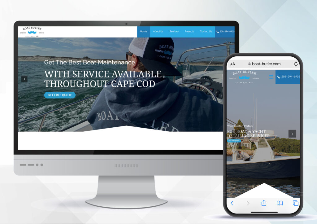 Boat-Butler-website Cape and Plymouth Business Marketing portfolio