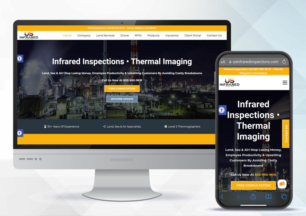USInfrared-website Cape and Plymouth Business Marketing portfolio
